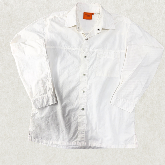 Versace Dolm Men’s Shirt – White, Size XL, Designer Details