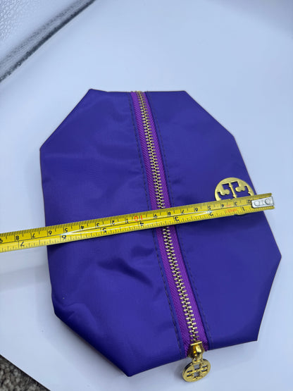 Tory Burch Cosmetics Bag – Purple Nylon, Brand New