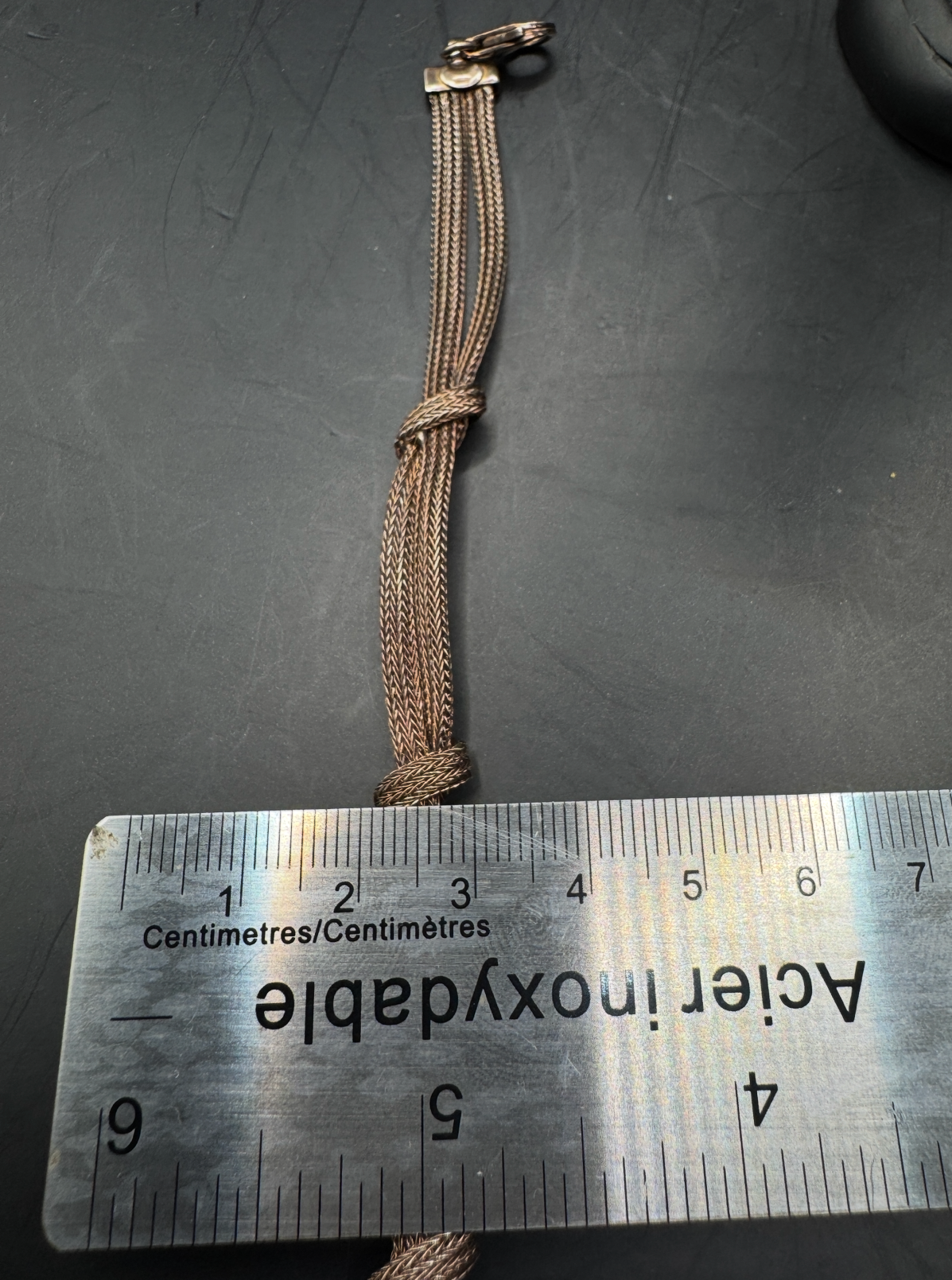 Vintage Italian Sterling Silver Bracelet 925 – Patinated Elegance