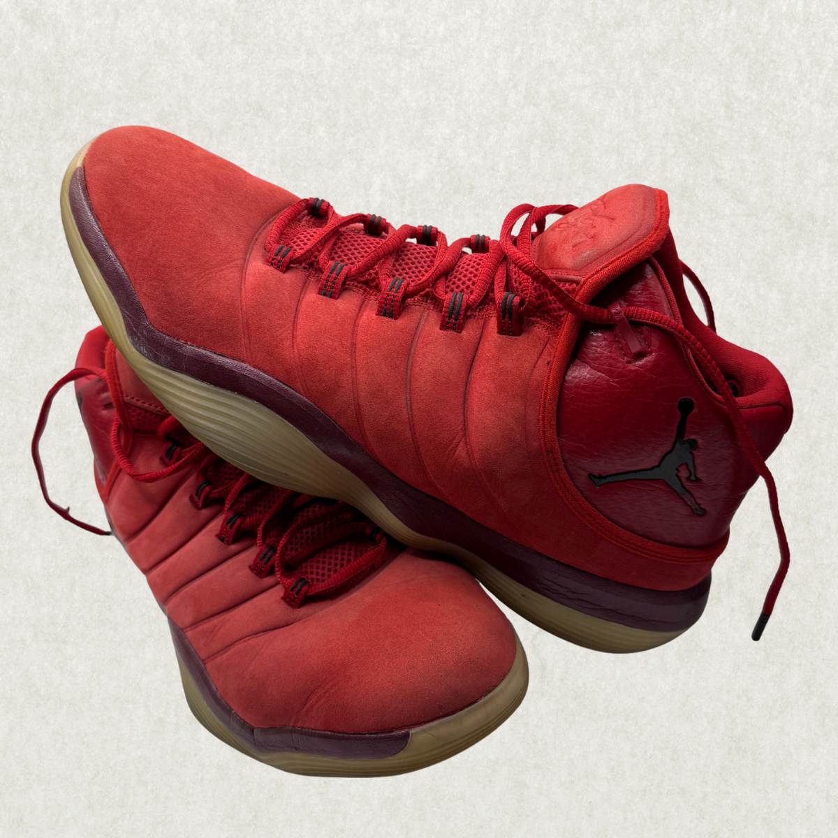 Nike Jordan Super.Fly 2017 Basketball Shoes – Men’s Size 12, Gym Red/Black, 921203-601