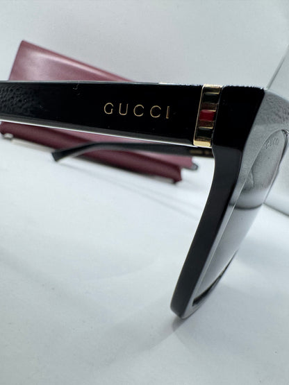 Gucci GG0459SA Sunglasses – Black, Brand New Condition