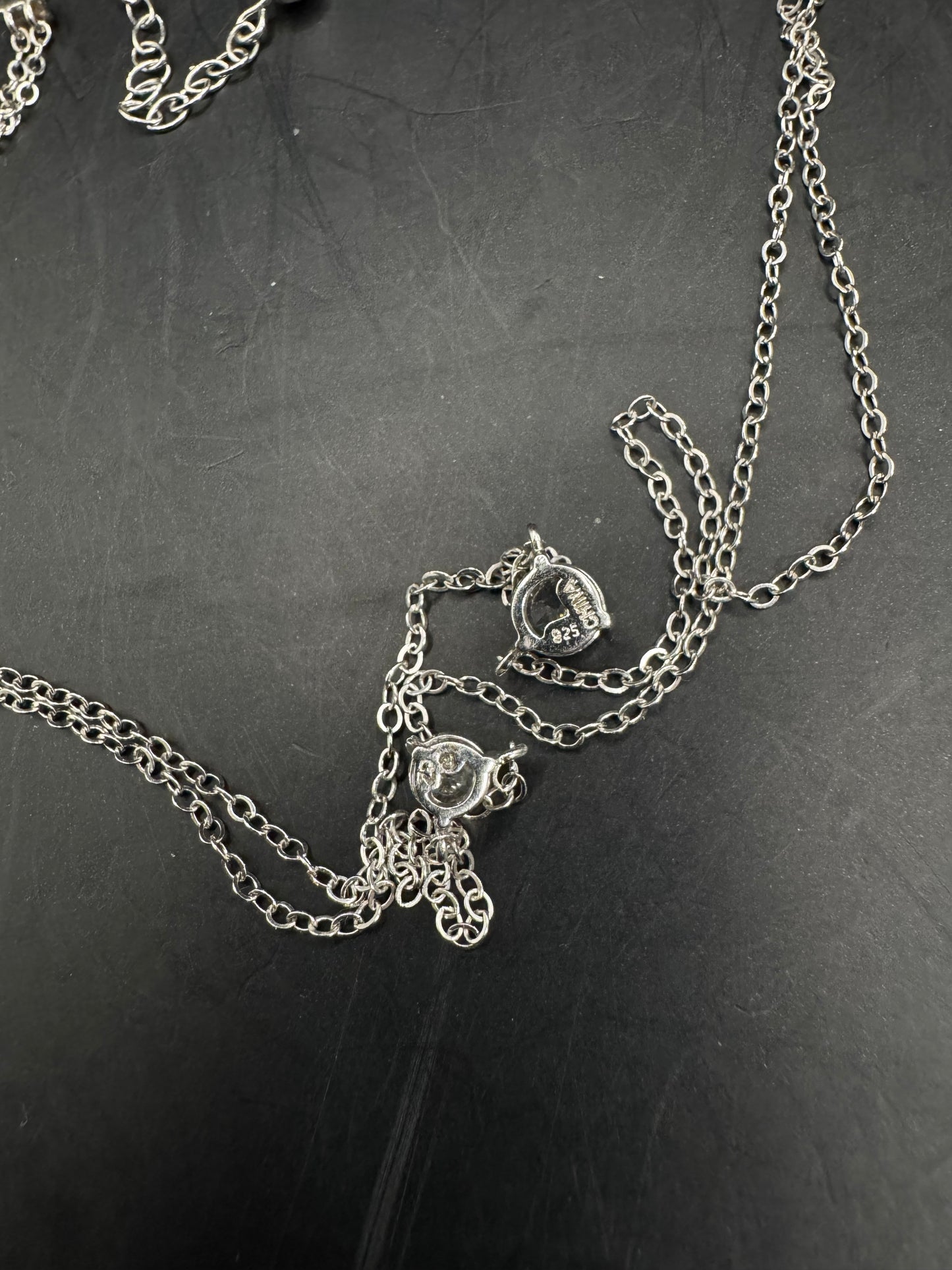 Silver 925 Double Layer Necklace
