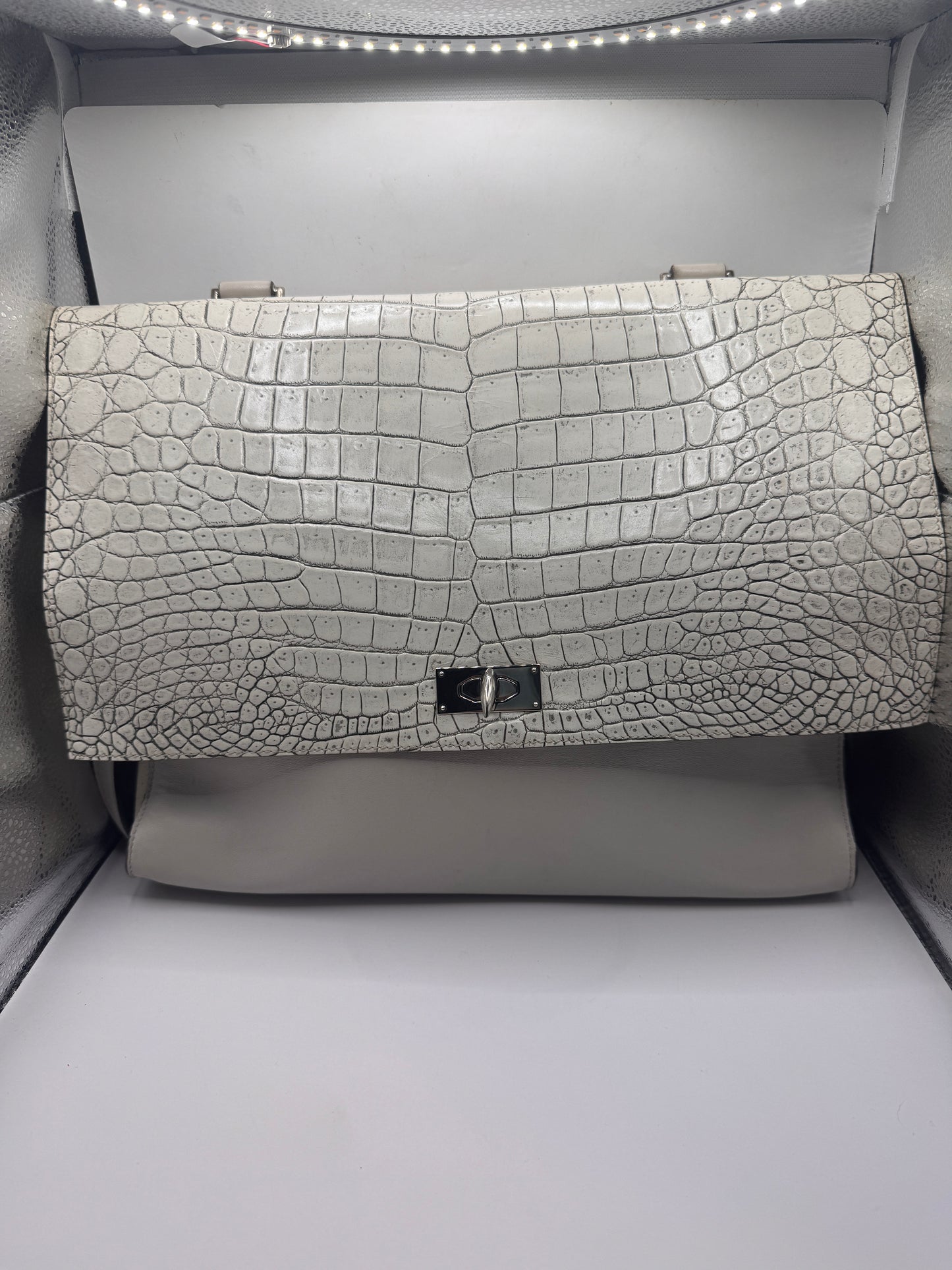 Authentic Givenchy Shark Leather Handbag – Luxury Designer Bag