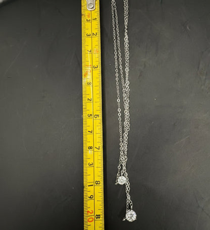 Silver 925 Double Layer Necklace