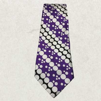 Vintage Rare Yves Saint Laurent Silk Tie – Early–Mid 1970s, 54" x 4.5"