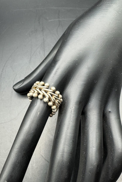 Movable Custom Sterling Silver Ring – Size 6 | Vintage 925 Silver