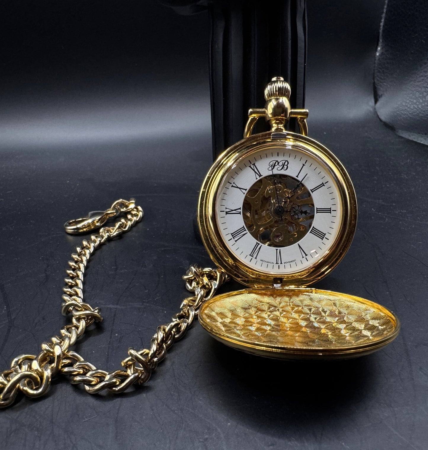 Vintage Poljot Skeleton Pocket Mechanical Watch – Perfect Working Condition