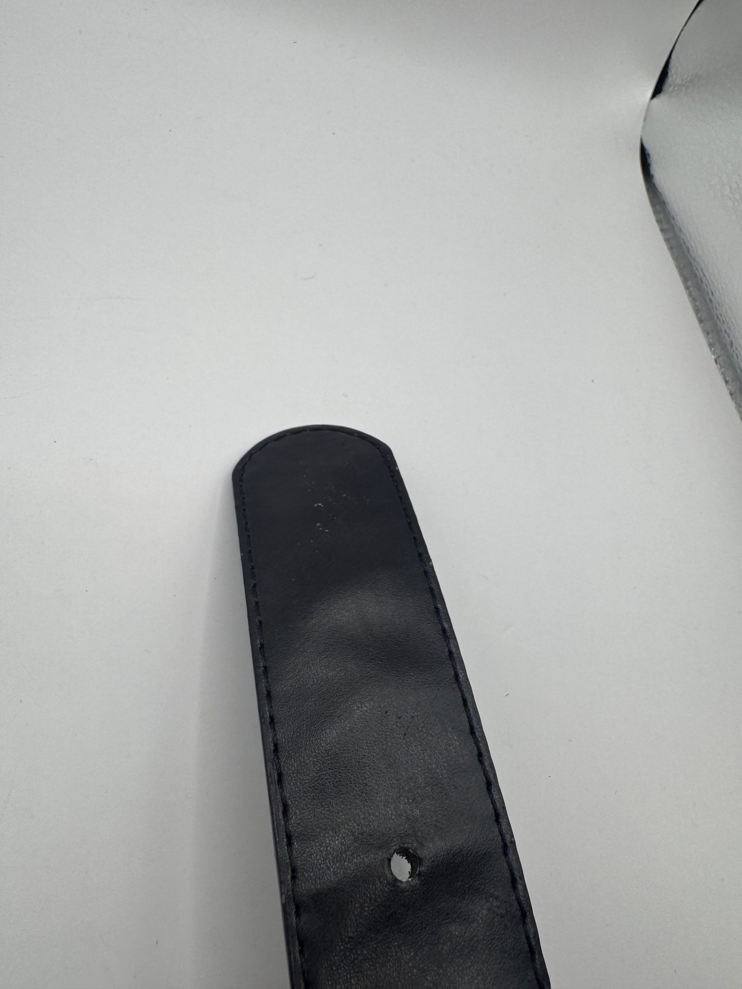 Vintage Ford Mustang Logo Leather Belt – 37”