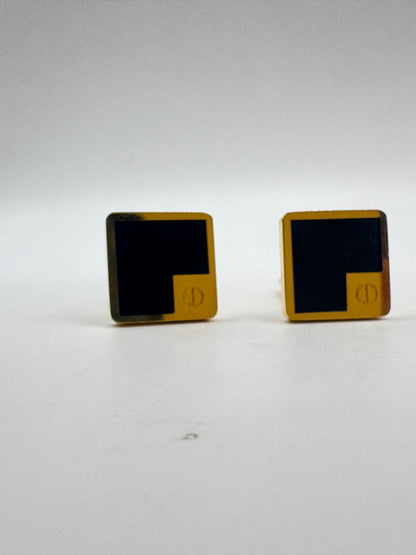 Vintage Dunhill Gold-Plated Cufflinks – Excellent Condition