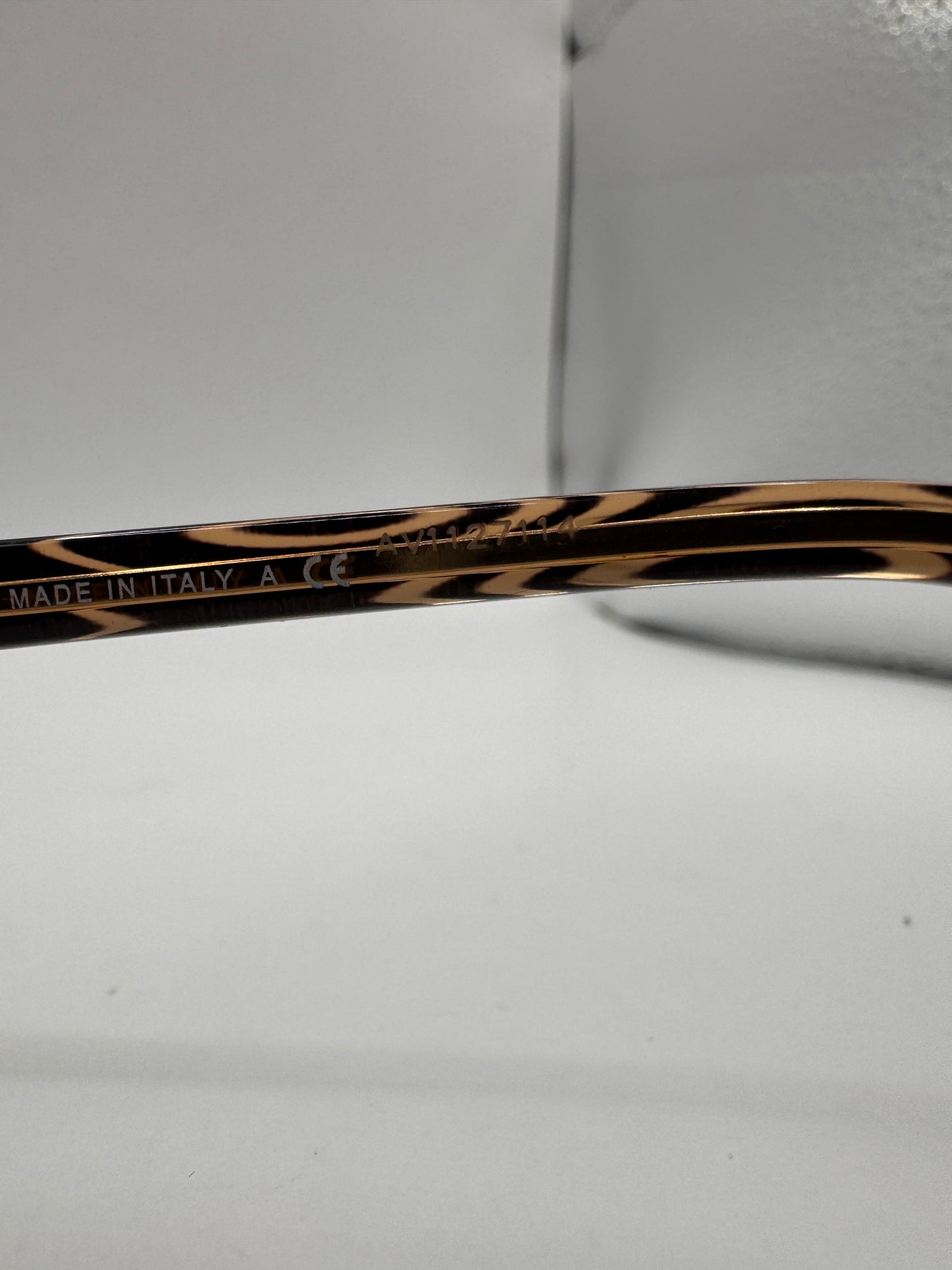 Versace Eyeglasses Frame Mod. 3149-B 934 – 52-17 130, Brown Striped Rectangle (Prescription Lenses Installed)