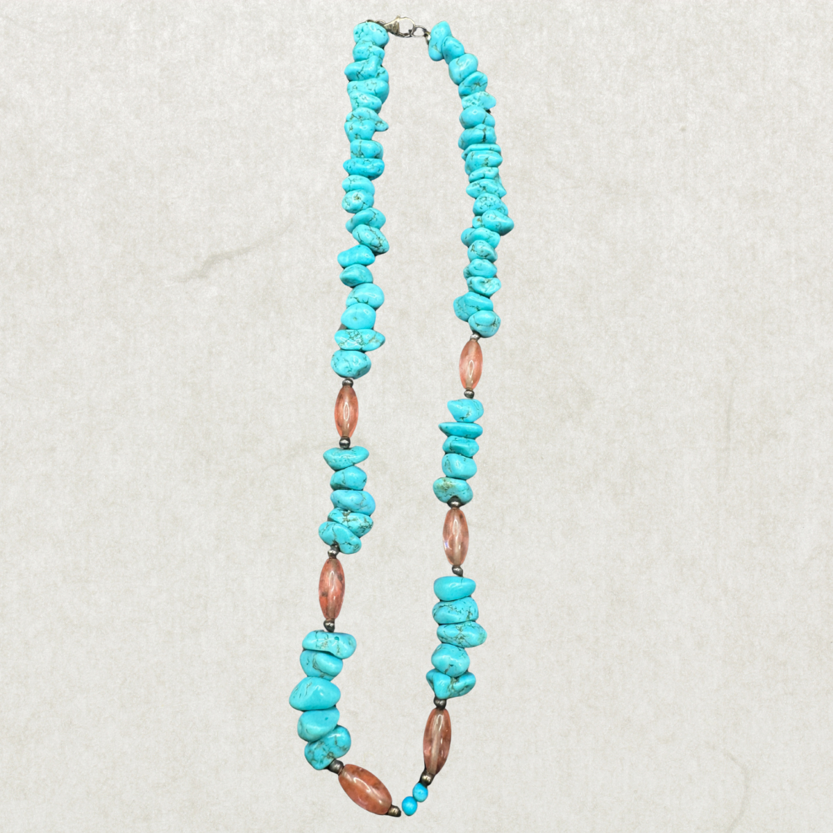 turquoise sterling silver vintage necklace