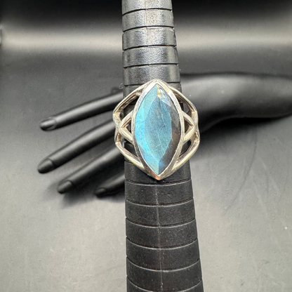 Vintage Sterling Silver 925 Smoky Quartz Ring – Size 7