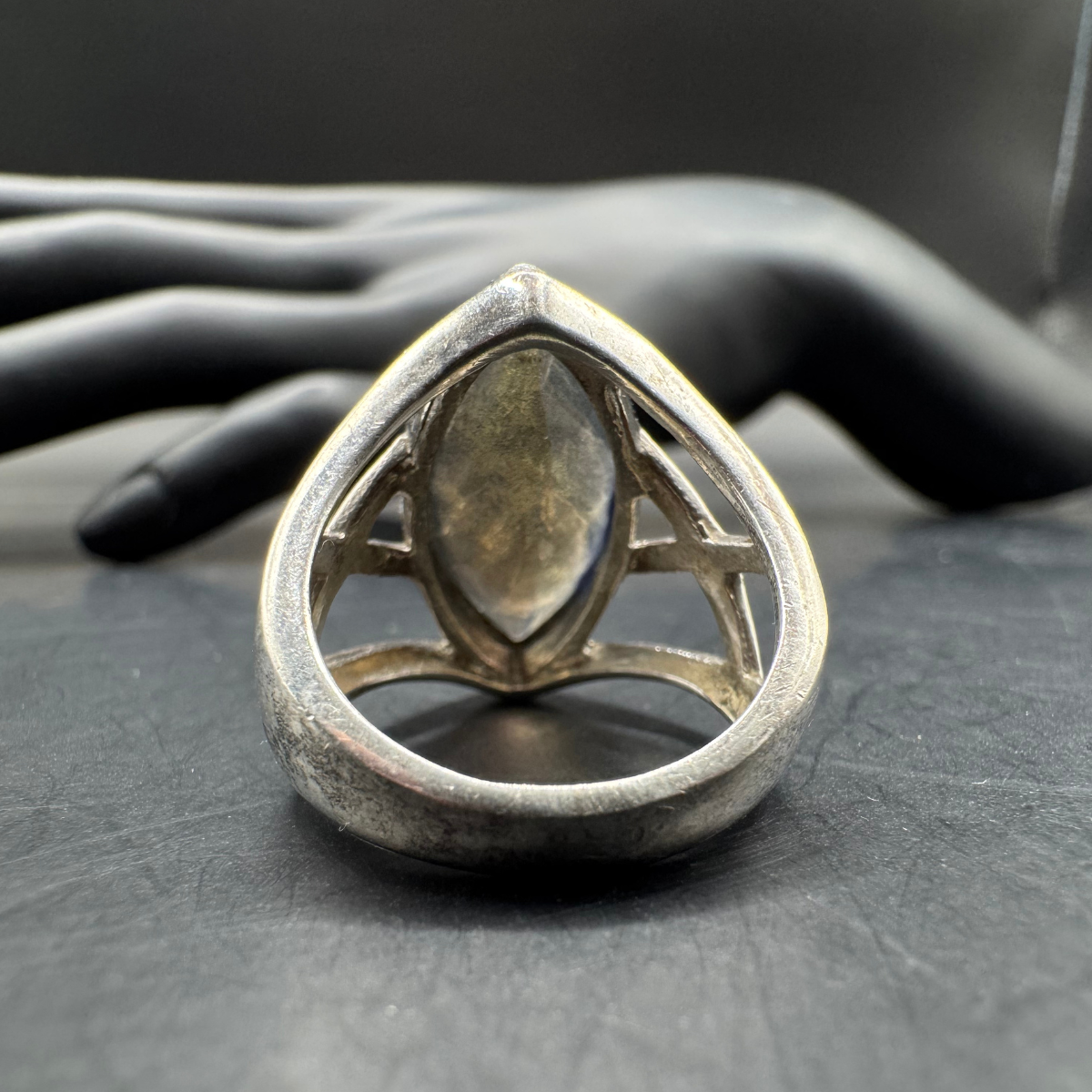 Vintage Sterling Silver 925 Smoky Quartz Ring – Size 7