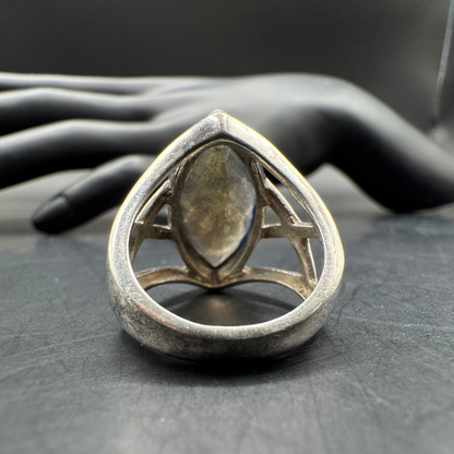 Vintage Sterling Silver 925 Smoky Quartz Ring – Size 7