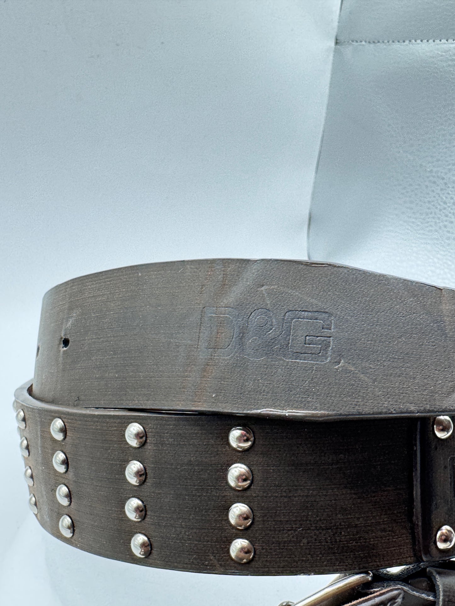 D&G Studded Leather Belt – Excellent Condition