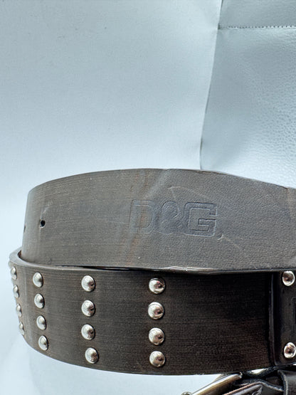 D&G Studded Leather Belt – Excellent Condition