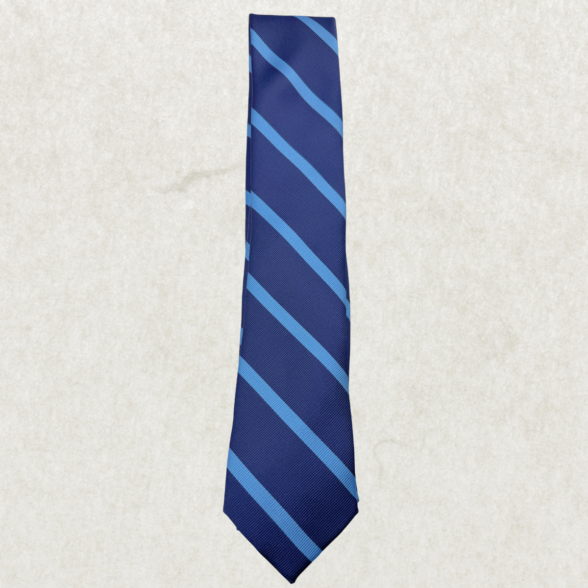 Vintage Tommy Hilfiger Tie – 100% Polyester, Classic Blue Stripe