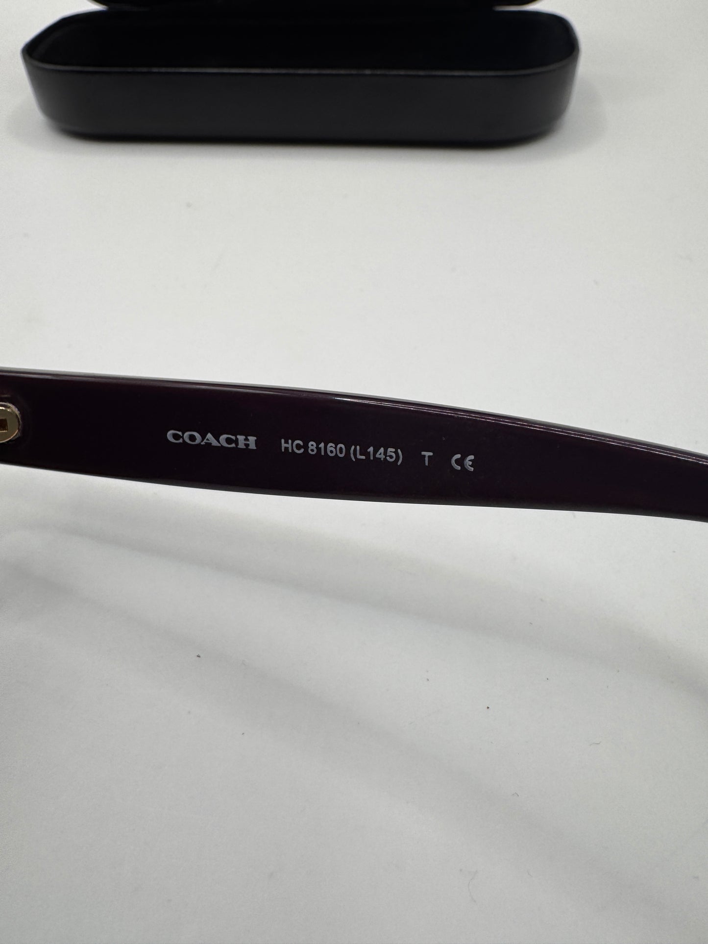 Coach HC 8160 L145 Sunglasses Frame – Prescription Lenses Installed, Tortoise Pink