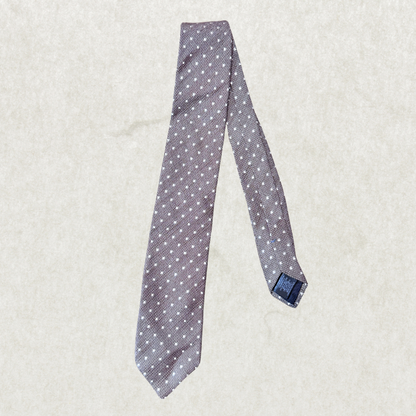 Ermenegildo Zegna Silk Polka Dot Tie, 59” x 3” – Excellent Condition