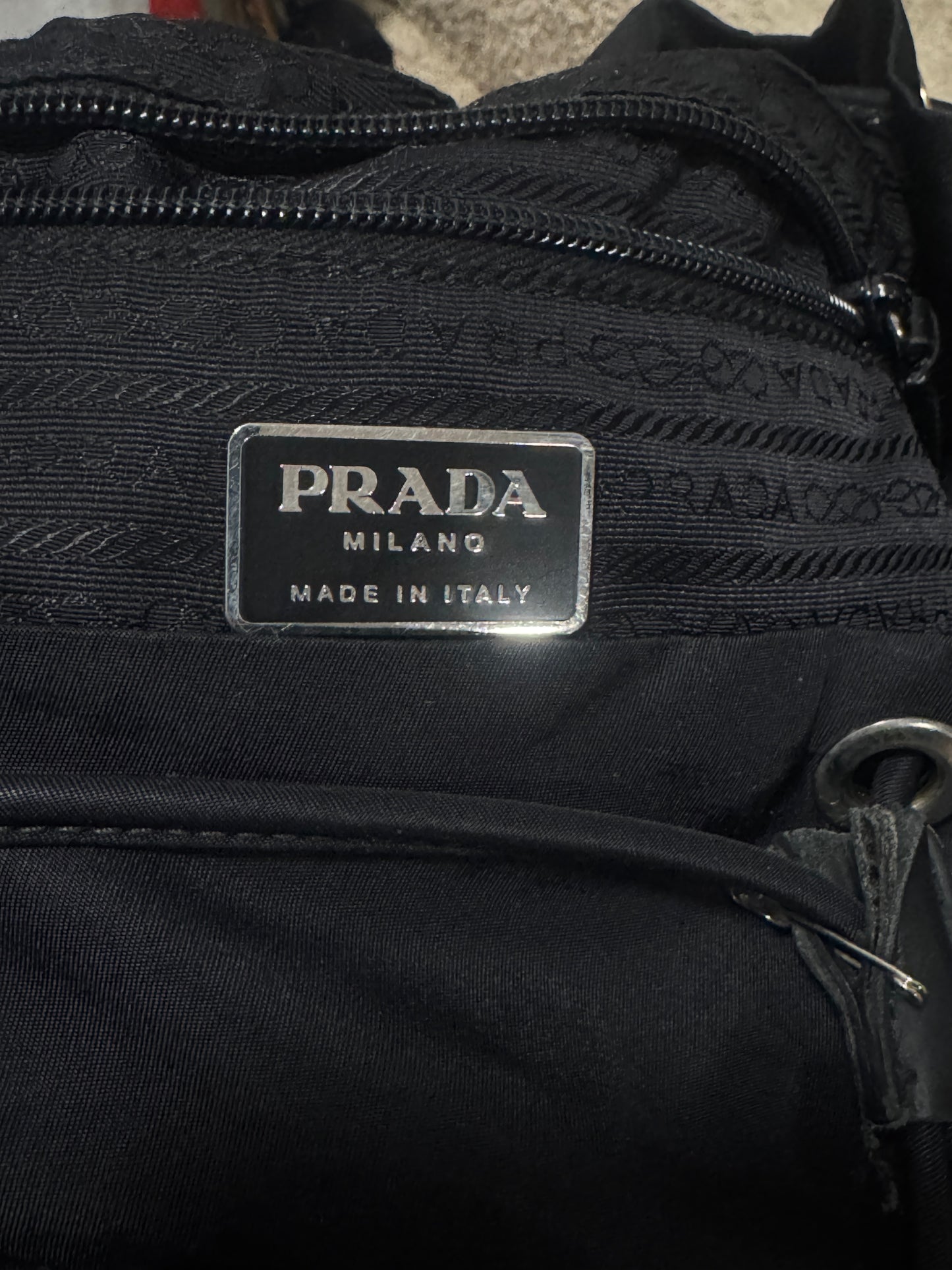 Authentic Prada Nylon Backpack Black – Classic Mini Rucksack Italy