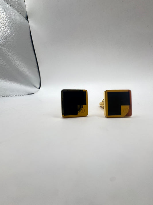 Vintage Dunhill Gold-Plated Cufflinks – Excellent Condition