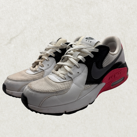 Women’s Nike Air Max Sneakers – White/Black/Pink – Size US 9 – Used