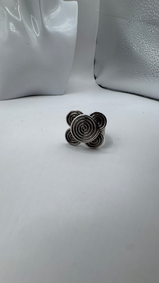 Massive Artistic Celtic-Style Ring – Size 9.