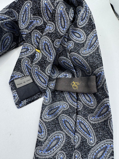 Vintage Canali 100% Silk Paisley Tie – 60" x 3.5", Excellent Condition