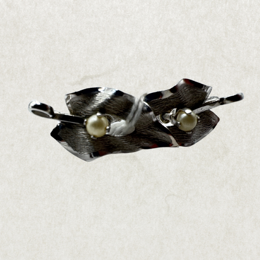 Vintage Bond Boyd Sterling Silver Clip-On Earrings – Brand New