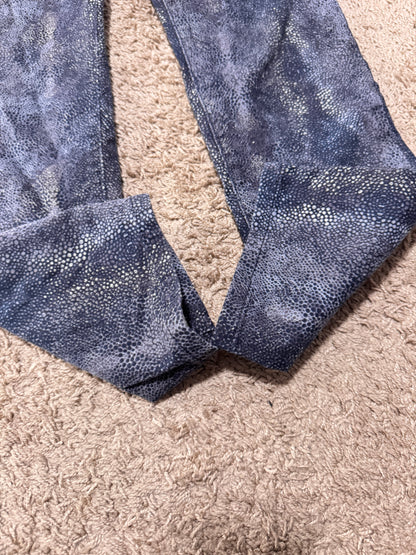 Calvin Klein Jeans Women’s Jeggings – Size 12, Blue Snake-Print Wash, Skinny Fit