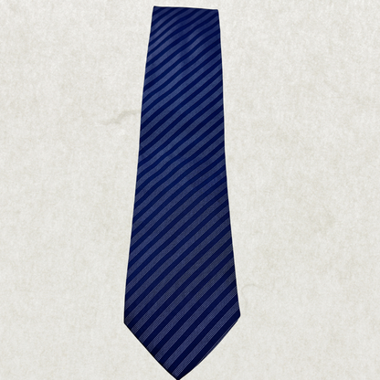 Vintage YSL Yves Saint Laurent 100% Silk Striped Tie, 54” x 3.5” – Excellent Condition