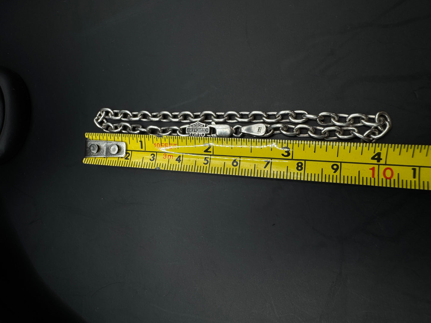 Harley Davidson Sterling Silver Chain Bracelet – 8”