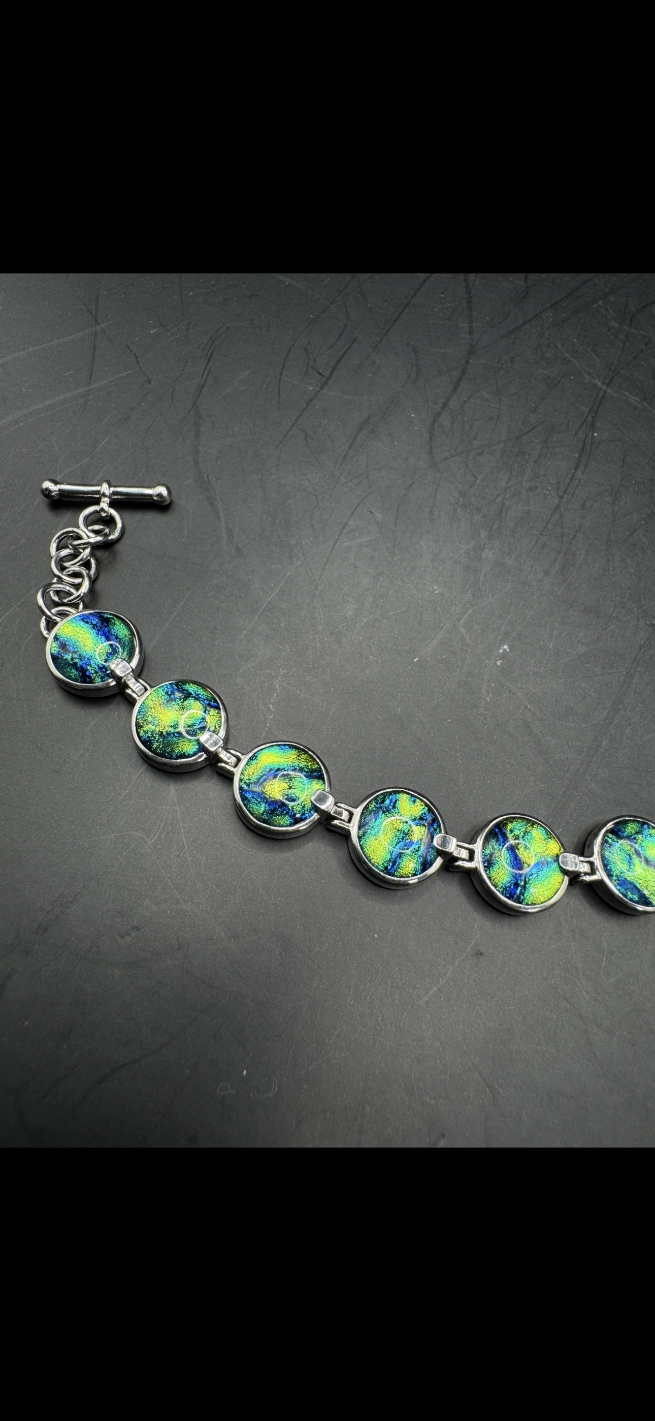 Sarah’s Hope Custom Bracelet CITRON with E’Sperene® Stone Rhodium-Plated, Sterling Silver 925