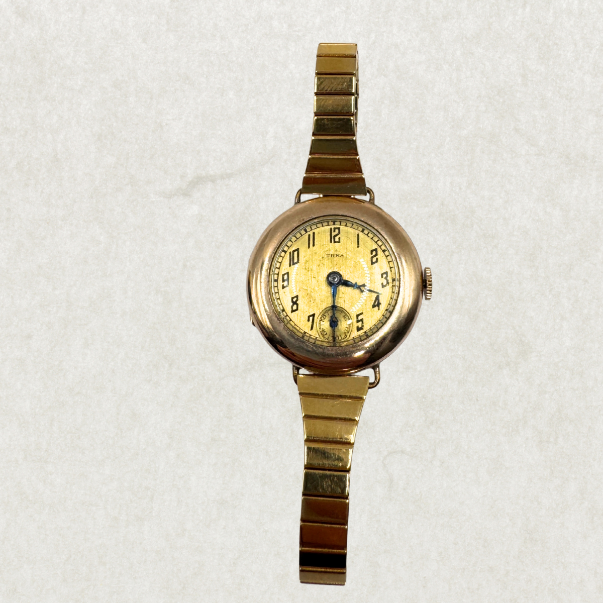 Antique Fortune Mechanical Watch – Signed Dolothea 1933, Working, Replaced Strap