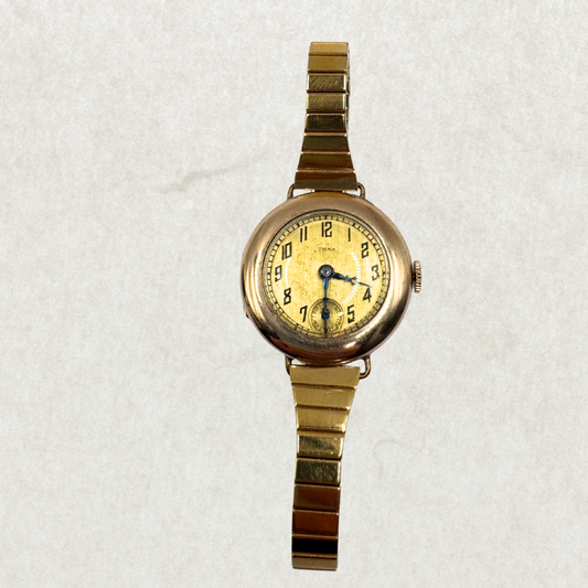 Antique Fortune Mechanical Watch – Signed Dolothea 1933, Working, Replaced Strap