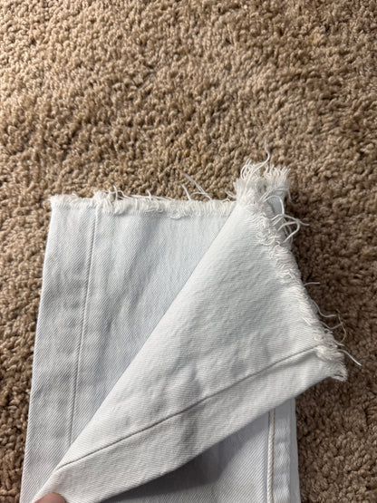 Levi’s 501 Skinny Women’s Jeans – W27 L28, White Denim, Raw Hem