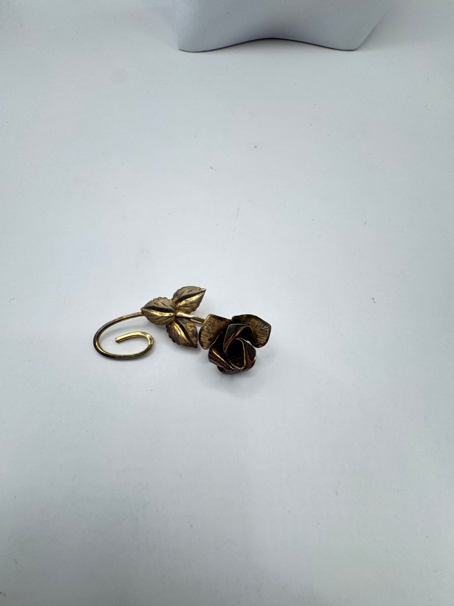 Vintage Bond Boyd Sterling Silver Gold-Plated Rose Brooch – Excellent Condition