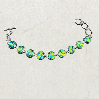 Sarah’s Hope Custom Bracelet CITRON with E’Sperene® Stone Rhodium-Plated, Sterling Silver 925