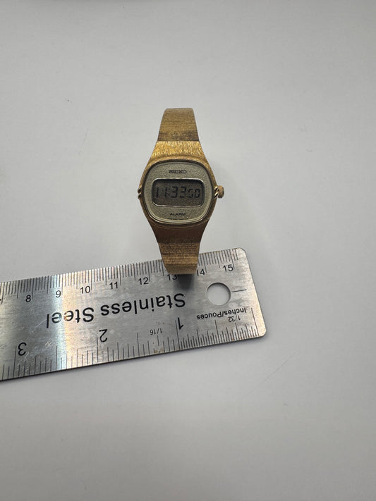 Rare Vintage Seiko B337-5009 Quartz Alarm Women’s Watch – Japan