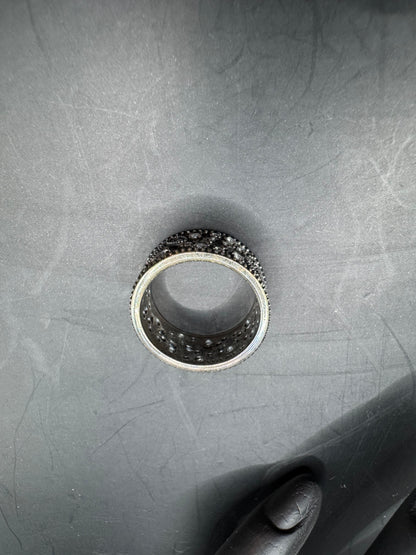 Pandora 925 Sterling Silver CZ Band Ring - Size 7.5