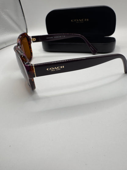 Coach HC 8160 L145 Sunglasses Frame – Prescription Lenses Installed, Tortoise Pink