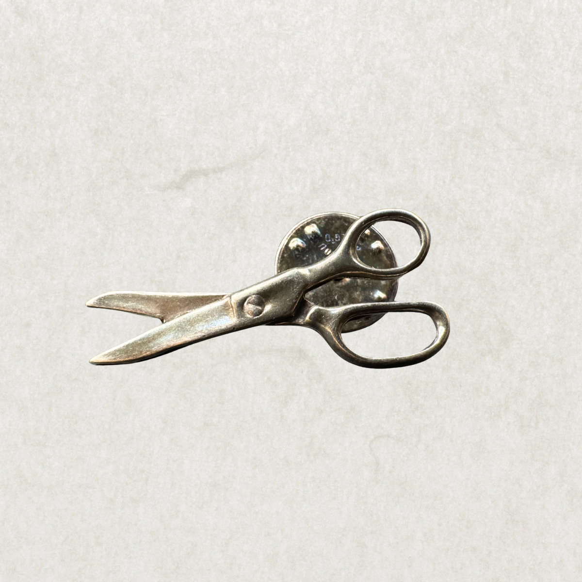 Vintage Sterling Silver Scissors Pin – 1 1/4”
