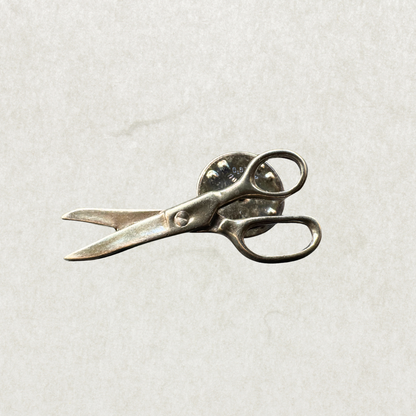 Vintage Sterling Silver Scissors Pin – 1 1/4”