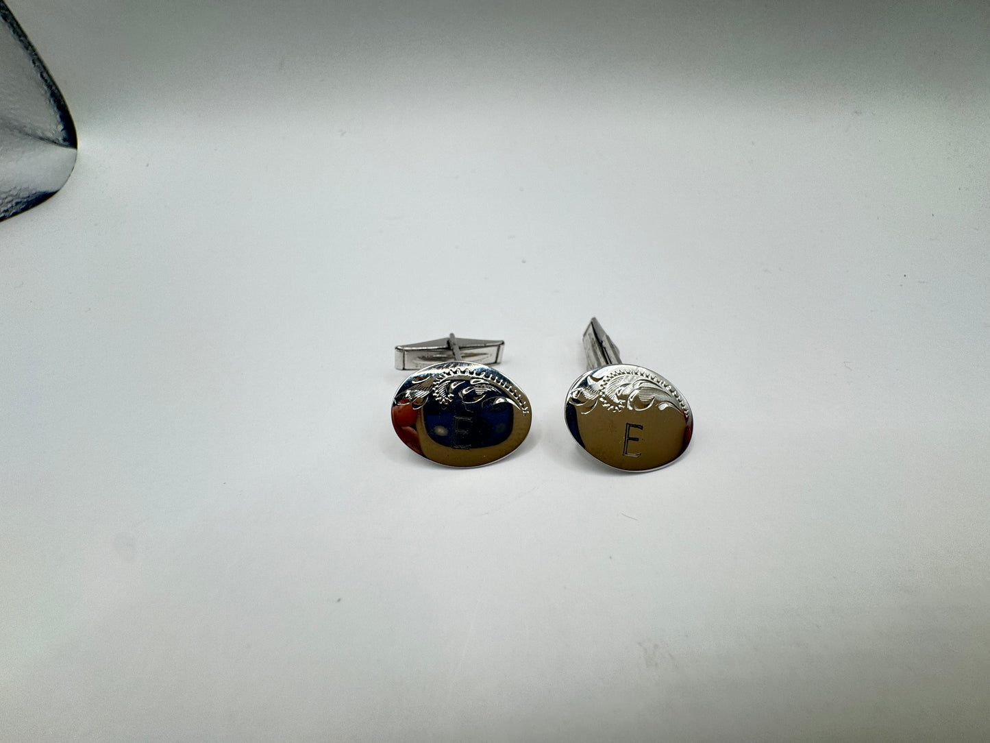 Vintage Mid-Century Sterling Silver Cufflinks – Excellent Condition