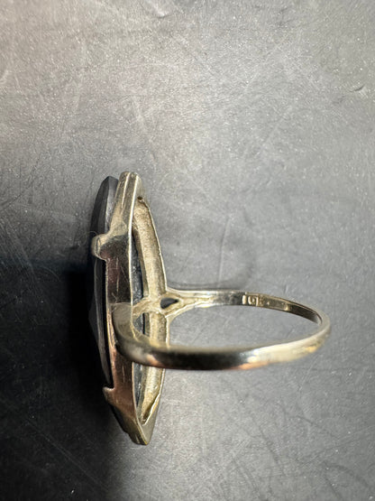 Vintage 10K White Gold Ring - size 5