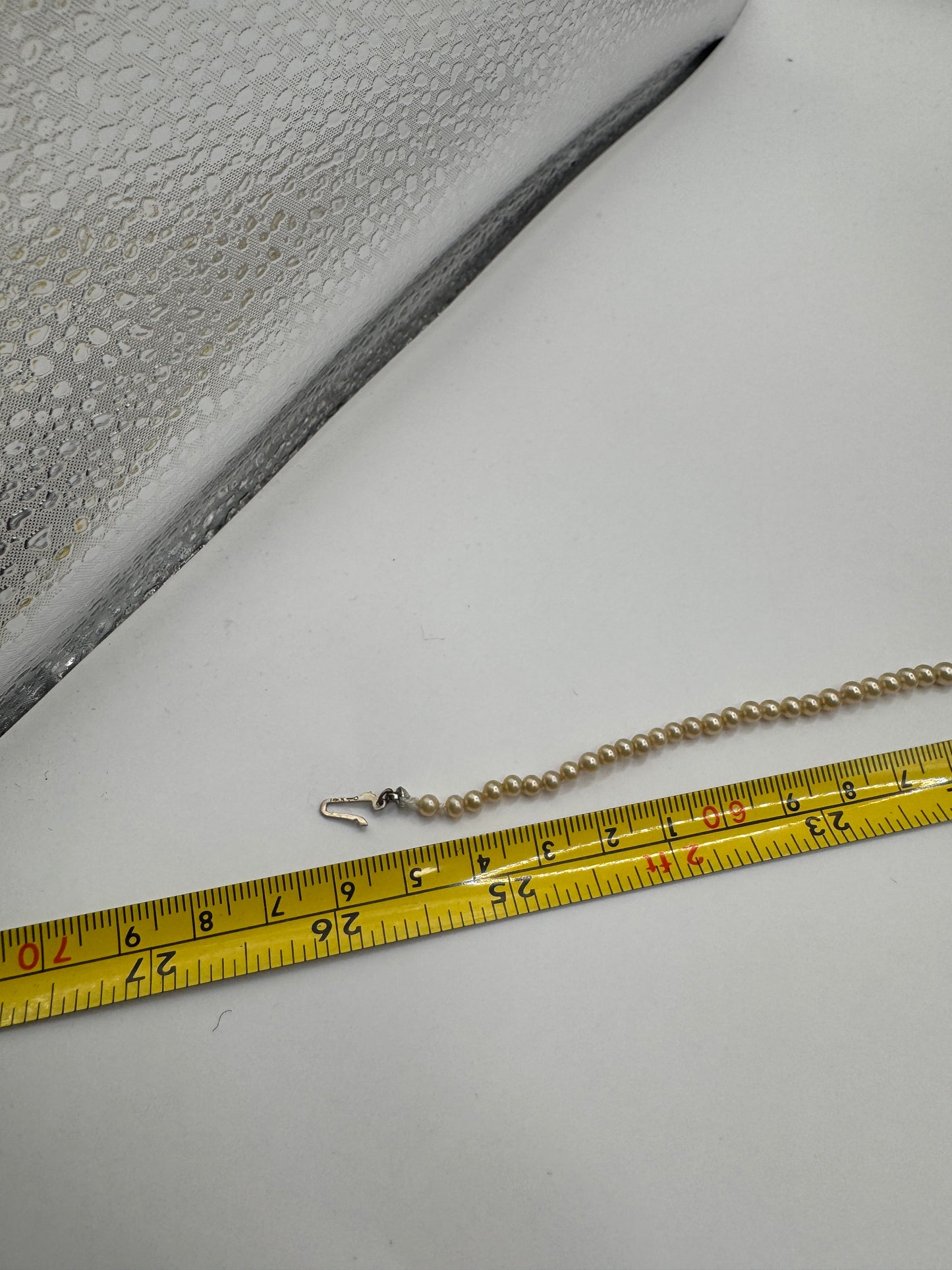 Vintage Cultured Pearl Necklace – Graduated, 14K Gold Clasp