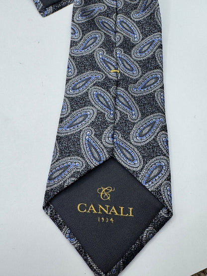 Vintage Canali 100% Silk Paisley Tie – 60" x 3.5", Excellent Condition