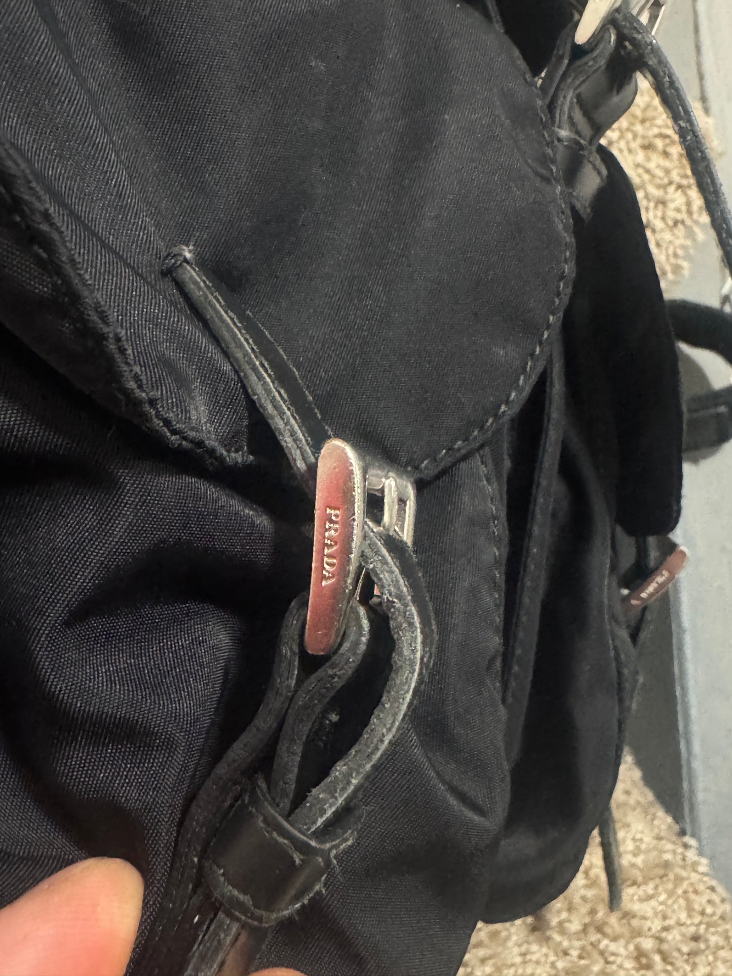 Authentic Prada Nylon Backpack Black – Classic Mini Rucksack Italy