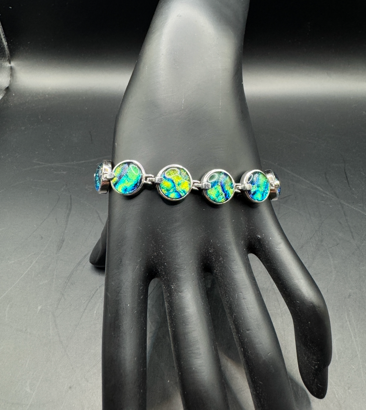 Sarah’s Hope Custom Bracelet CITRON with E’Sperene® Stone Rhodium-Plated, Sterling Silver 925