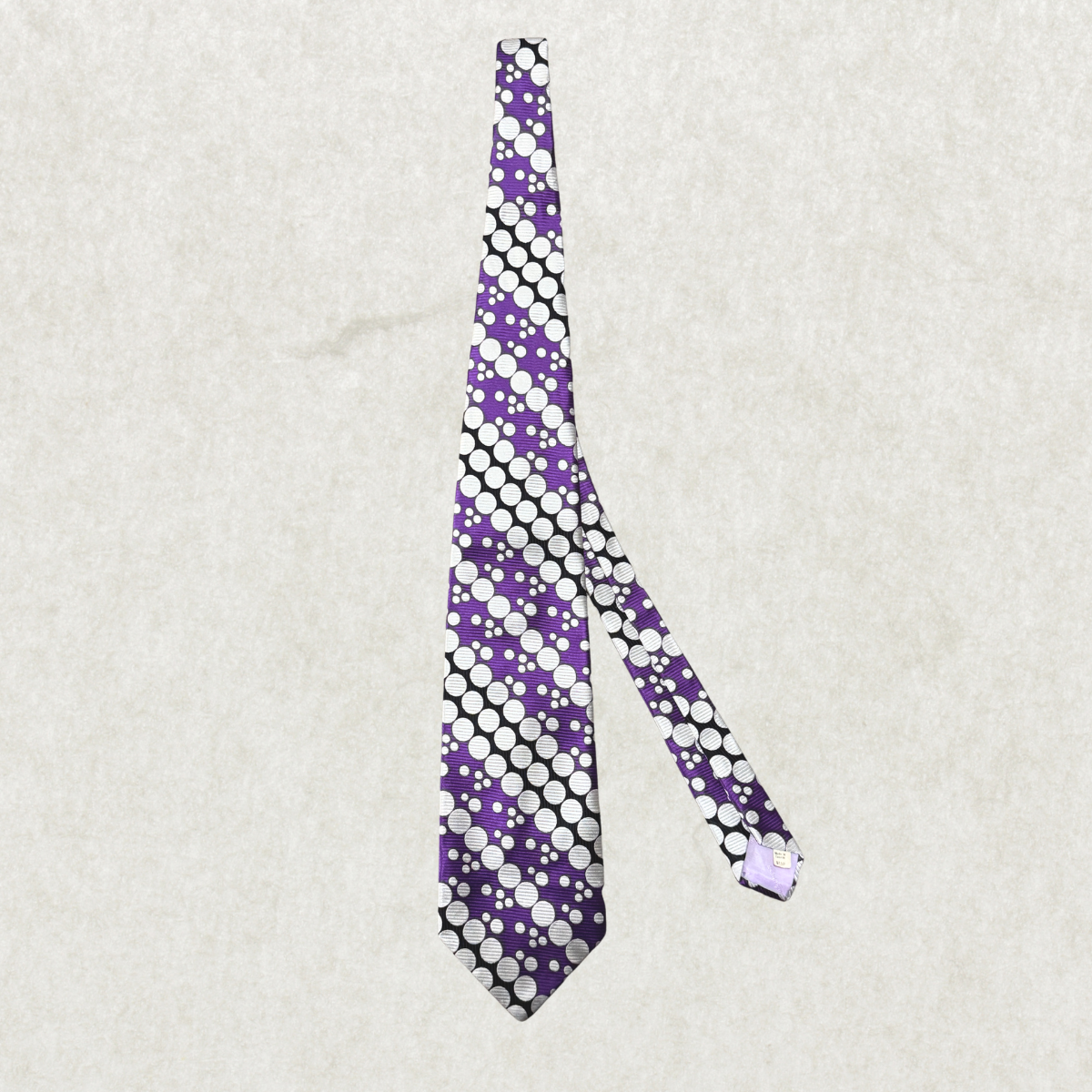 Vintage Rare Yves Saint Laurent Silk Tie – Early–Mid 1970s, 54" x 4.5"